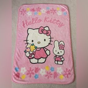 Hello kitty vintage acrylic blanket new Sanrio